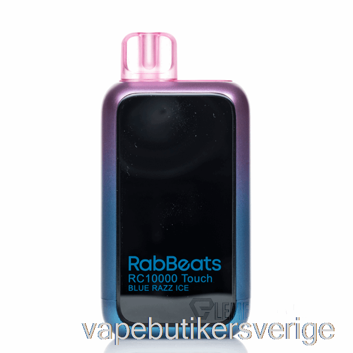 Vape Sverige Rabbeats Rc10000 Touch Engångsblå Razz Ice